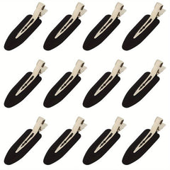 12pcs No Crease Hair Clip for Makeup Skincare Style Hair Clip Women Girls