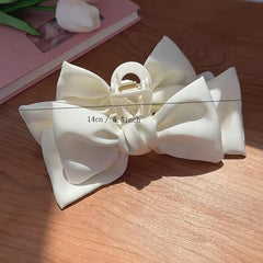 Oversize Bowknot Hair Claw Clip Strong Hold Hair Jaw Clip