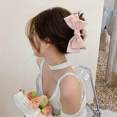 Oversize Bowknot Hair Claw Clip Strong Hold Hair Jaw Clip
