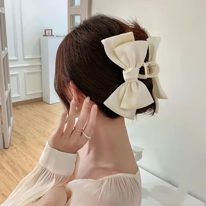 Oversize Bowknot Hair Claw Clip Strong Hold Hair Jaw Clip