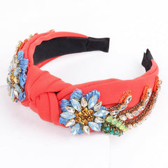 Crystal Headband Women Hair Accessories Flower Hairband