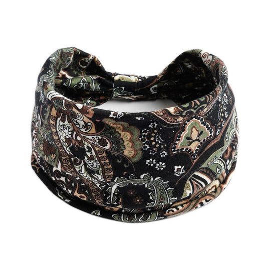 Vintage Paisley Sports Headbands Sweat Absorption Fitness Running Yoga