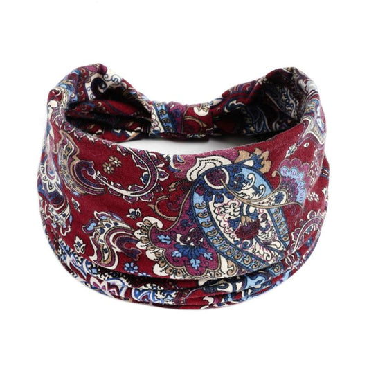 Vintage Paisley Sports Headbands Sweat Absorption Fitness Running Yoga