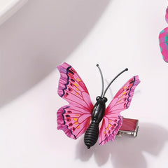 8pcs Butterfly Hair Clip Wedding Headdress Accessories