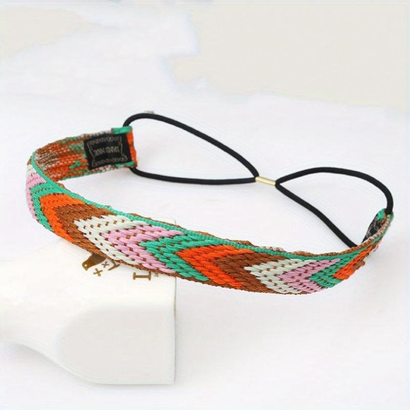 Colorful Woven Hair Tie Band Bohemian Headband