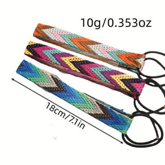Colorful Woven Hair Tie Band Bohemian Headband