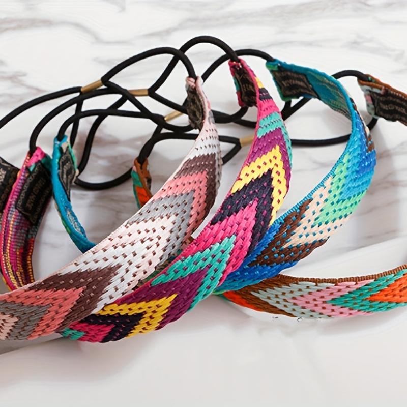 Colorful Woven Hair Tie Band Bohemian Headband