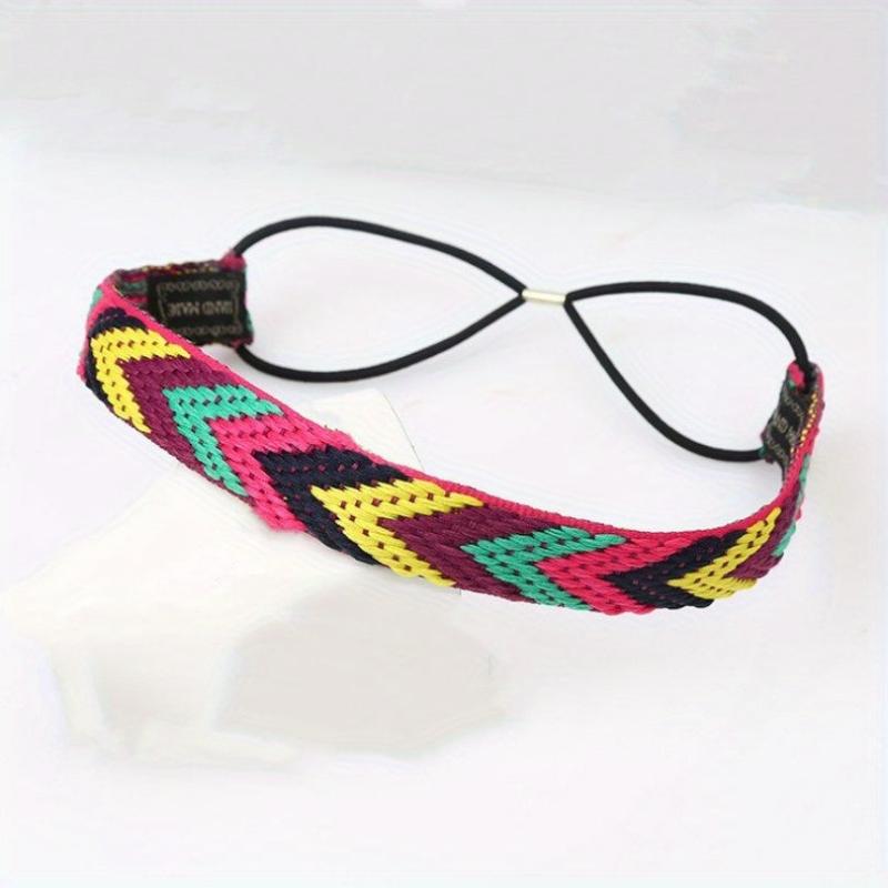 Colorful Woven Hair Tie Band Bohemian Headband