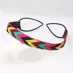 Colorful Woven Hair Tie Band Bohemian Headband