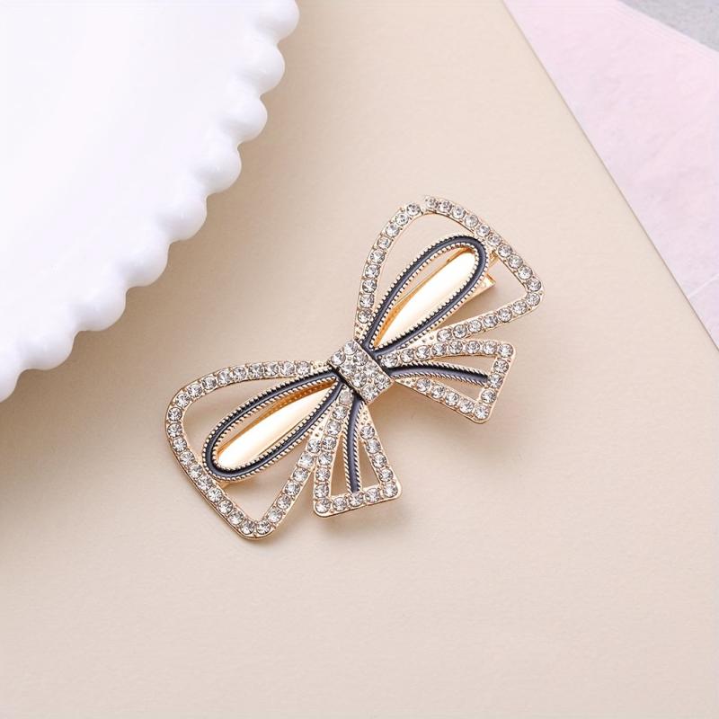 Rhinestone Duck Billed Hair Clip Glitter Hair Clip For Women Girls Hair Clip