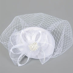 Women Flower Hair Clip Birthday Horce Racing Wedding Hat Derbyhat Church