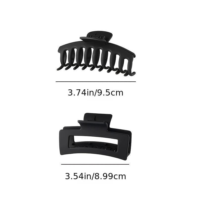 Frosted Hair Claw Clip Set Strong Hold Grip Hair Jaw Clip