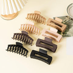 Frosted Hair Claw Clip Set Strong Hold Grip Hair Jaw Clip