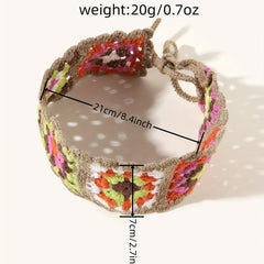 Knitted Flower Headband Crochet Bandana Hair Scarf Hair Band Women Girls