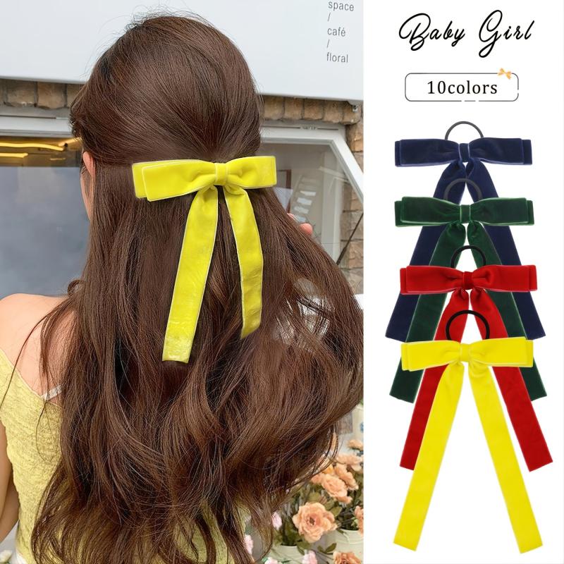 10Pcs Velvet Hair Tie Scrunchie Bobbles Hair Bands