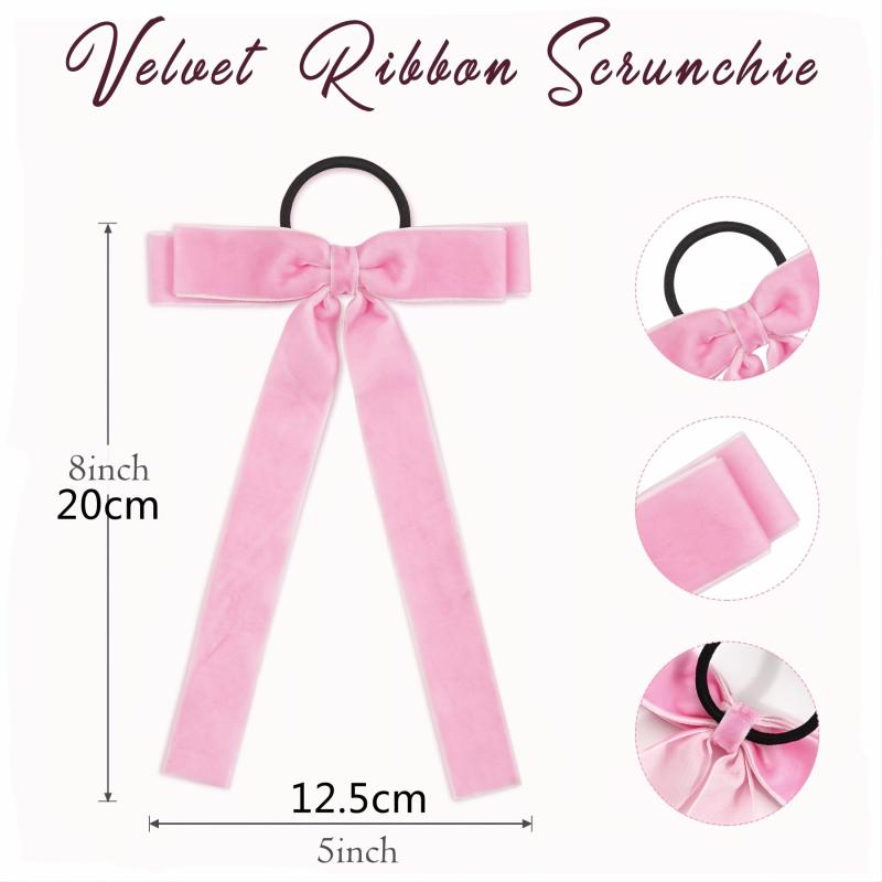10Pcs Velvet Hair Tie Scrunchie Bobbles Hair Bands