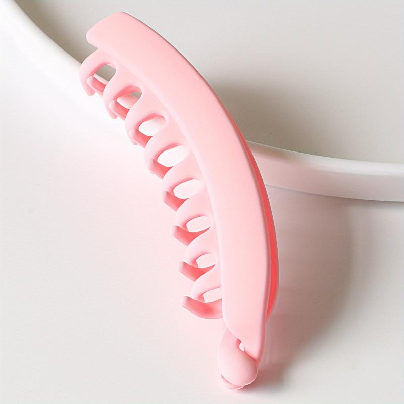 Vintage Solid Hair Claw Banana Clip Ponytail Hair Clip