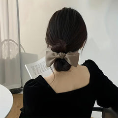 3pcs Satin Bow Scrunchies Hair Tie Style Hair Rope Girls Accessories