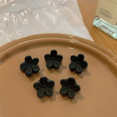 5pcs Small Flower Head Claw Female Side Clip Hair Accessories