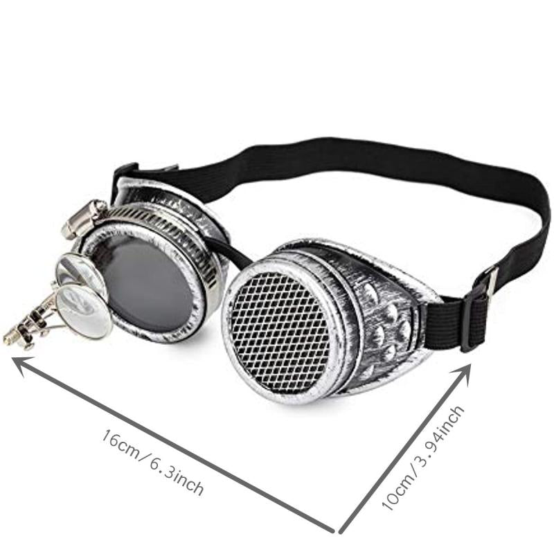 1 Pc Steampunk Goggles Costume Cosplay Accessories Vintage Rustic Goggles
