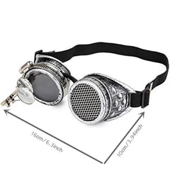1 Pc Steampunk Goggles Costume Cosplay Accessories Vintage Rustic Goggles