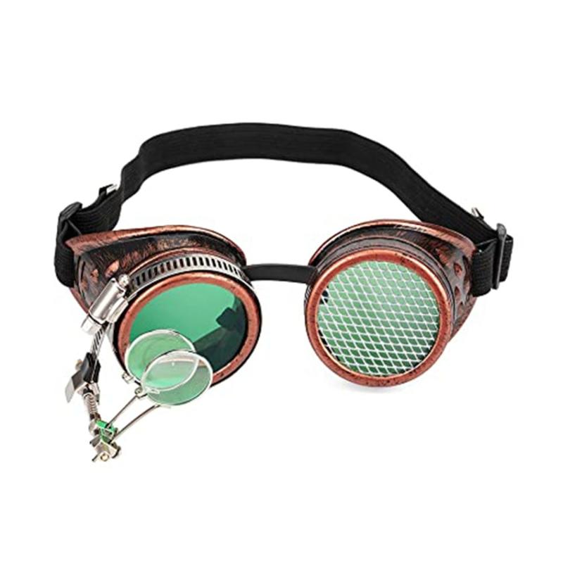 1 Pc Steampunk Goggles Costume Cosplay Accessories Vintage Rustic Goggles