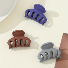 Matte Hair Claw Style Shark Claw Solid Hair Claw Hair Accessories For Women