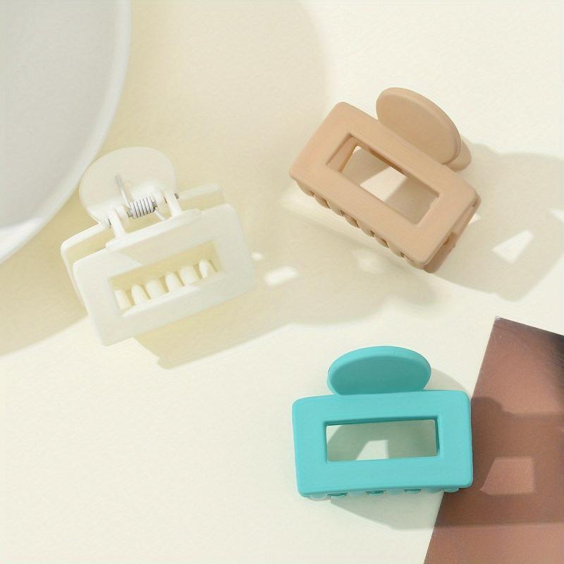 Matte Hair Claw Style Shark Claw Solid Hair Claw Hair Accessories For Women