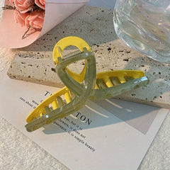 Solid Hair Claw Style Hair Claw Sweet Ponytail Holder Shark Claw Women Girls Hai