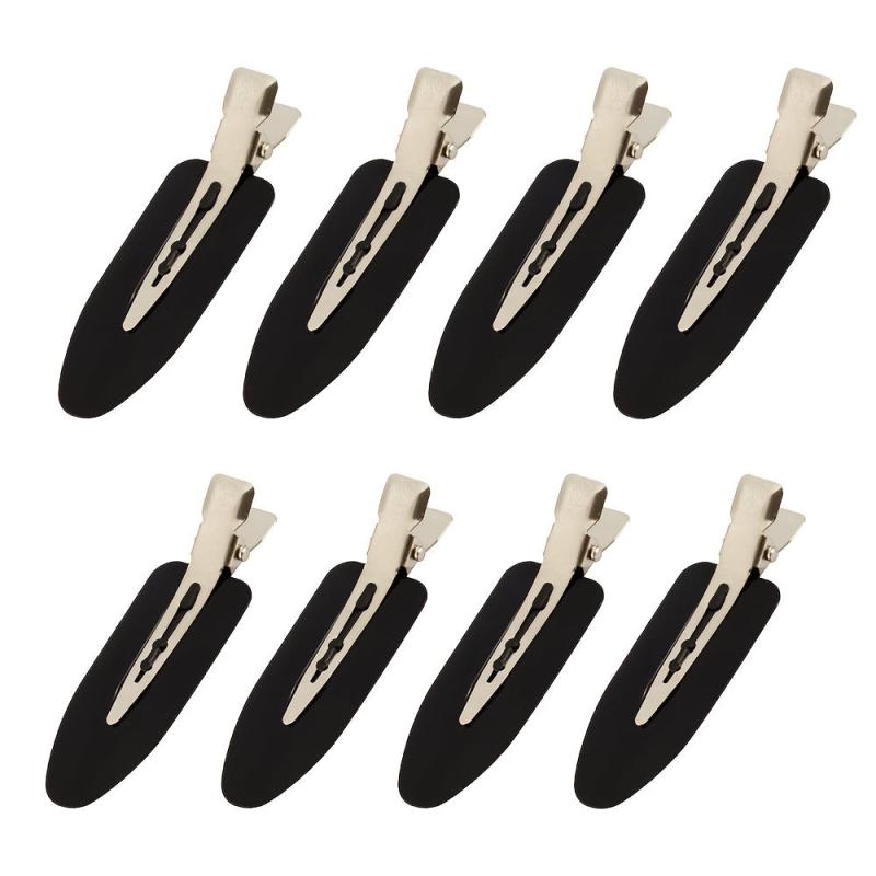8pcs No Bend Hair Clips for Hairstyling