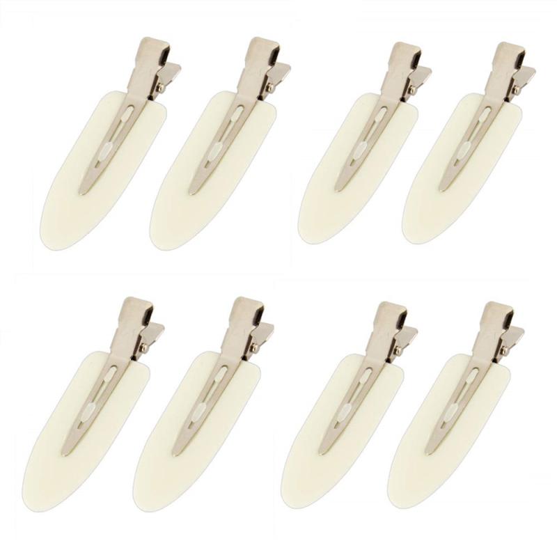 8pcs No Bend Hair Clips for Hairstyling