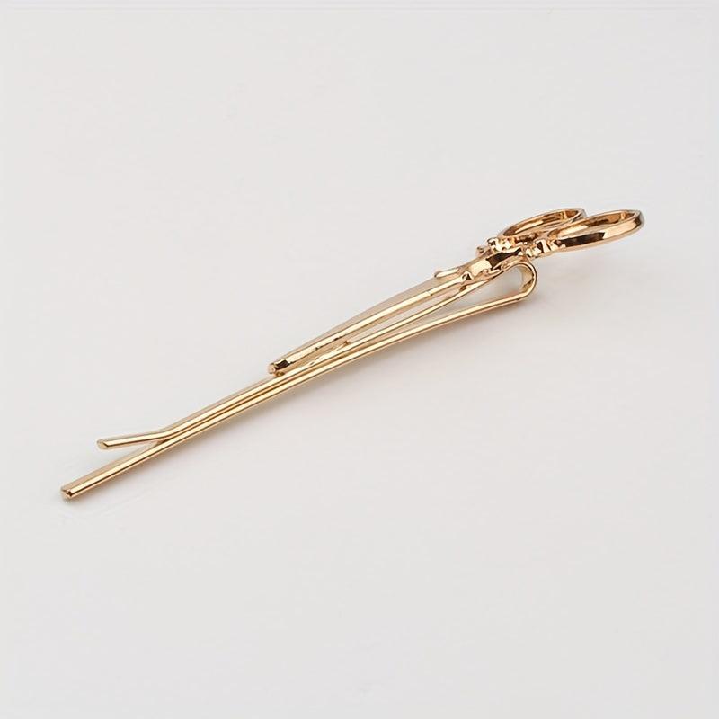 Scissors Shape Hair Clip Bobby Pin Metal Side Clip Hair Accessories for Women