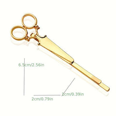 Scissors Shape Hair Clip Bobby Pin Metal Side Clip Hair Accessories for Women