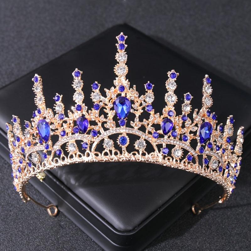 Vintage Rhinestone Wedding Crown Tiara Hairband