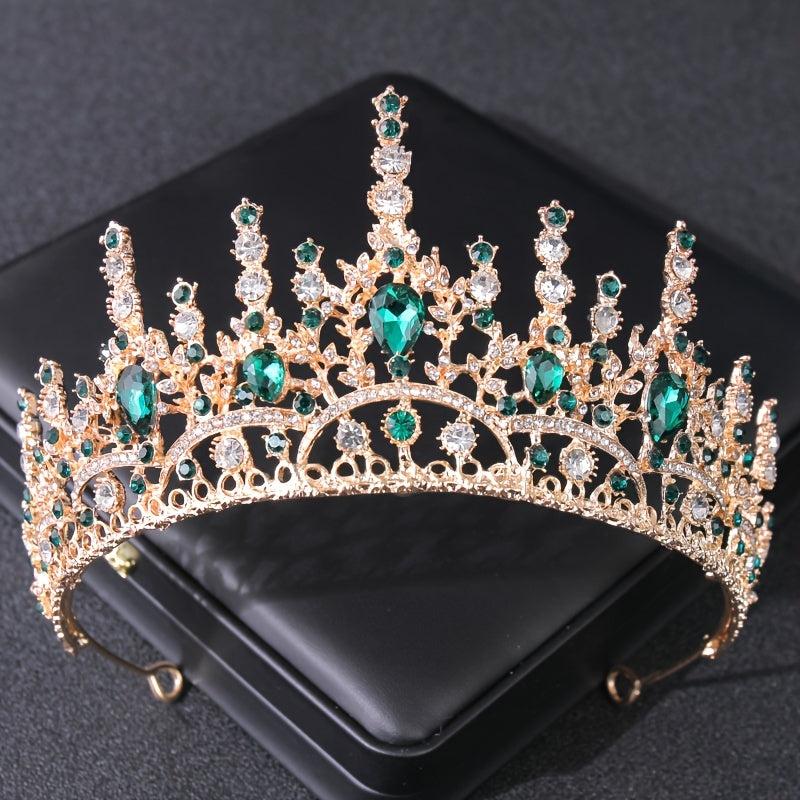 Vintage Rhinestone Wedding Crown Tiara Hairband