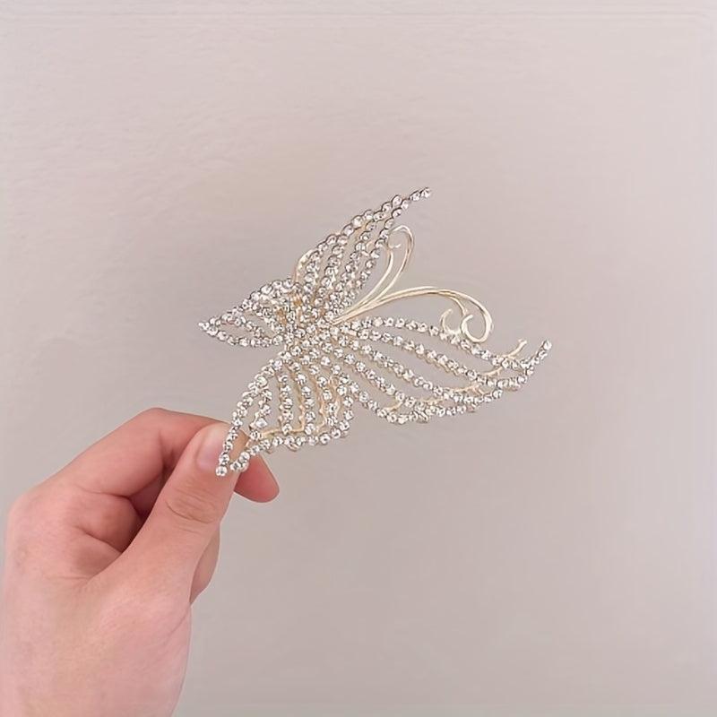 3pcs Pearl Butterfly Hair Clip for Women