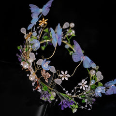 Vintage Butterfly Flower Crown Hair Accessories