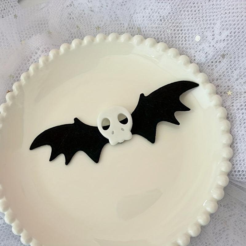 Halloween Hair Clip Bat Skull Duck Billed Clip Women Girls Party Cosplay Costume