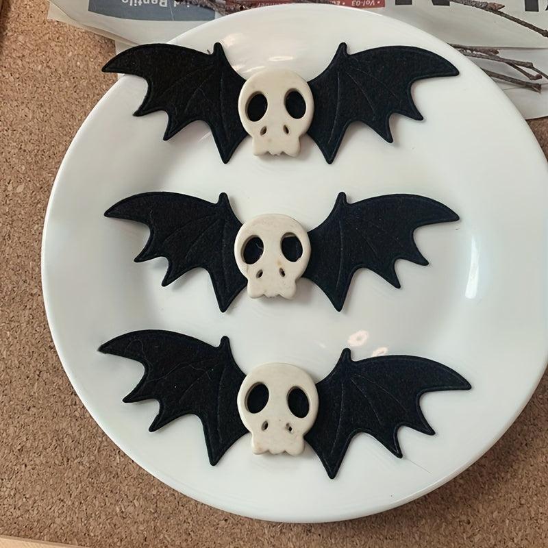 Halloween Hair Clip Bat Skull Duck Billed Clip Women Girls Party Cosplay Costume