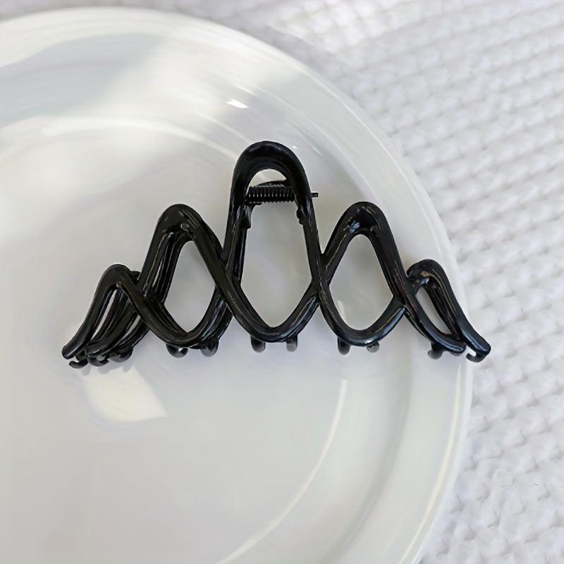 7pcs Metal Hair Claw Matte Shark Claw Hair Accessories