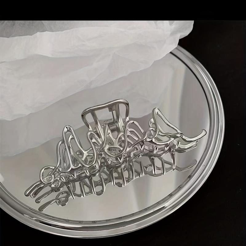 7pcs Metal Hair Claw Matte Shark Claw Hair Accessories