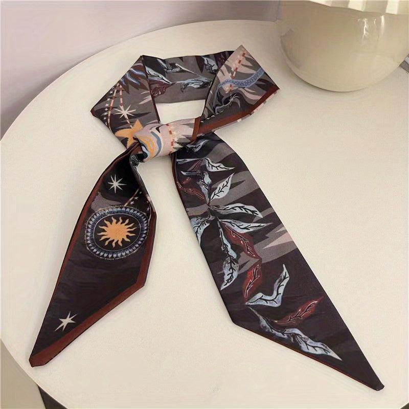 Scarf Hair Tie Soft Hair Band Neckerchief Hair Accessories For Women Girls