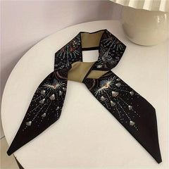 Scarf Hair Tie Soft Hair Band Neckerchief Hair Accessories For Women Girls