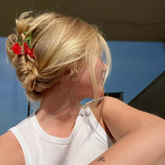 Acetate Hair Claw Fruit Ponytail Holder Hair Clip for Women Girls