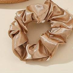 6pcs Soft Style Satin Scrunchies Hair Rope Ponytail Holder Hair Tie