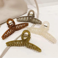 4pcs Jelly Hair Claw Style Jaw Claw for Women Girls
