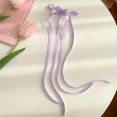 2pcs Braided Hair Ribbon Bow Hairpin Ponytail Headdress Tie Hair Accessories