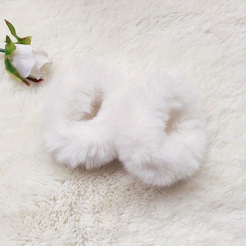 Plush Hair Tie Elastic Thick Velvet Hair Rope Ponytail Hair Accessories