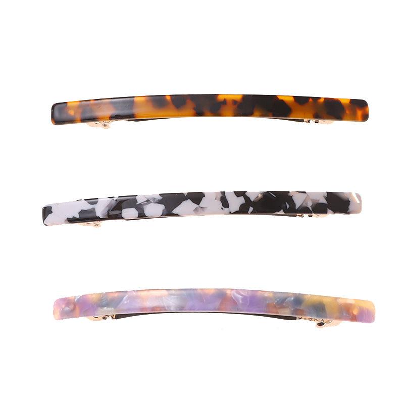 Leopard Pattern Hair Clip Side Bangs Barrette Style Clip