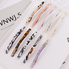 Leopard Pattern Hair Clip Side Bangs Barrette Style Clip